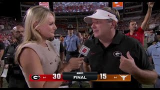 THE REFS TRIED TO GIVE TEXAS THE GAME AND FAILED KIRBY SMART CALLING OUT ALL DOUBTERS [upl. by Lede784]