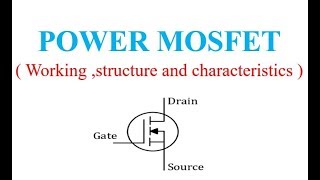 Lecture no  12 Power MOSFET [upl. by Syman]