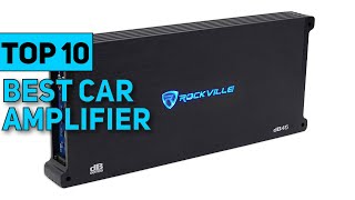 Best Car Amplifier in 2023 Top 10 Best Car Amplifier [upl. by Lrat]