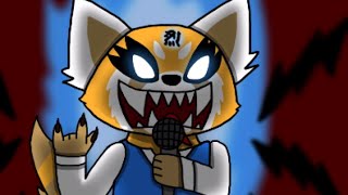 Aggretsuko  Death Metal Retsuko  Speedpaint [upl. by Nnylharas782]