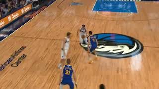 Luka Doncic INSANE dribble and assist against Warriors defence [upl. by Oly]