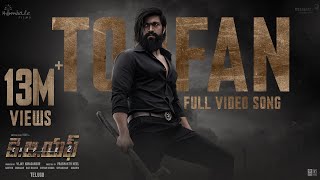 Toofan Video Song Telugu  KGF Chapter 2  RockingStar Yash  Prashanth Neel Ravi BasrurHombale [upl. by Quick429]