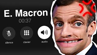 JAPPELLE MACRON pour UN STAGE il me menace [upl. by Aron673]