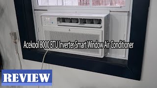 Acekool 8000 BTU Smart Window Air Conditioner Review  Watch Before You Buy [upl. by Diarmuid232]