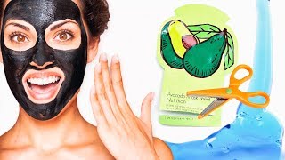 CORTANDO Y ABRIENDO MASCARILLAS PARA LA CARA CON ORBEEZ Y MUCHO MÁS Haul Primark  DIVER [upl. by Suryt]