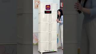 Storage boxFoldable WardrobeStorage Stacker WardrobePlastic stakeable Organiser meesho [upl. by Ehcadroj503]