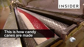 How Candy Canes Are Made [upl. by Gaultiero]