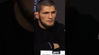 Khabib Gets Angry At a Reporter [upl. by Womack]