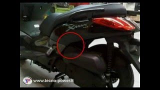 Yamaha XMAX 250 installazione Powerjet Energy [upl. by Wurst]