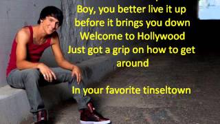 Mitchel Musso Welcome to Hollywood lyrics [upl. by Aissenav]