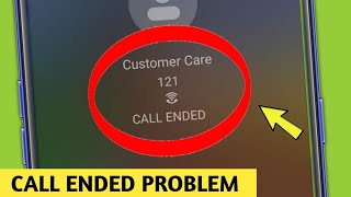 CALL ENDED Problem Solve in Redmi Phones Mi Xiaomi note 10 pro [upl. by Stanwin]