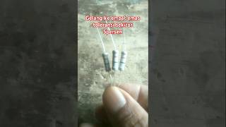 Perhitungan resistor empat gelang resistor [upl. by Berry]