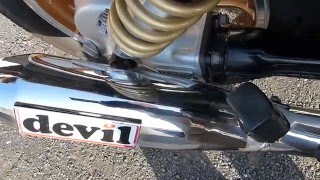 Best sound  Kawasaki Z1300 Godier Genoud  KZ1300 exhaust  6 en 1 DEVIL [upl. by Yadroc]