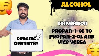 Organic conversion  Propan1ol to Propan2ol and vice versa  OC [upl. by Laira745]