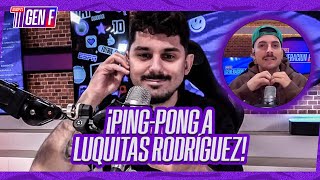 ¡IMPERDIBLE PINGPONG a LuquitasRodriguez en ESPN Generación F [upl. by Laehcym]