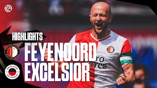 The last round  Highlights Feyenoord  Excelsior  Eredivisie 20232024 [upl. by Eustatius340]