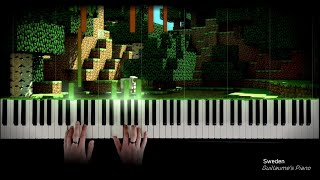 C418  Sweden Minecraft  Piano Cover [upl. by Allicirp205]