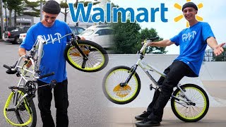 WE BOUGHT AN 80 WALMART BMX BIKE DESTROYED IT AND THEN RETURNED IT PART 2 [upl. by Anrim]