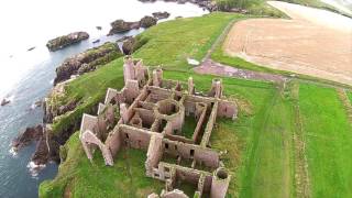 Slains Castle Aerial [upl. by Aniretac]