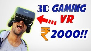 3D Gaming VR Glasses with headphones  Unboxing [upl. by Helsie]