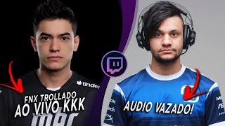 FER DEIXANDO VAZAR AUDIO NO TREINO DA MIBR FNX SENDO TROLLADO AO VIVO GAULES ASSUMINDO CULPA [upl. by Aela9]