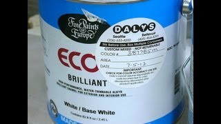 Fine Paints of Europe House Painting Evaluation with ECO waterbase alkyd [upl. by Horan]