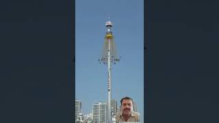 south korea gyro drop tower amusementpark themepark ride gyro drop korea tower thriller [upl. by Dolley325]