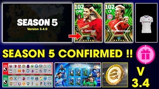 eFootball™ 2024 Season 5 Update Confirmed 🤩🔥 New Changes New Epic Boosters New Stadiums 🤩🔔 [upl. by Aryl]