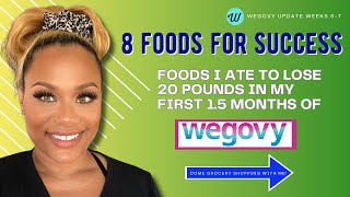 WEGOVY UPDATE 8 foods that helped me lose 20 pounds in 15 months [upl. by Nonnad]