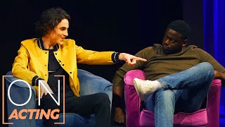 “I’ve Seen You a Couple Times” Timothée Chalamet amp Daniel Kaluuya on Newfound Popularity  On Acting [upl. by Bogoch94]