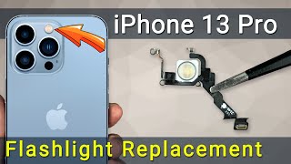 iPhone 13 Pro Flashlight Replacement  Easy DIY Fix [upl. by Ahsa539]