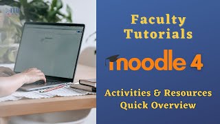 Faculty Tutorials  Moodle 4  Activities and resources [upl. by Prud25]