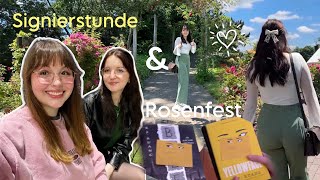 Rebecca F Kuang Signierstunde und Rosenfest🌹 weekly Vlog [upl. by Nancie]