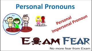 Personal and Impersonal Pronoun English Grammar Personal Pronoun Part 1 [upl. by Ycak458]