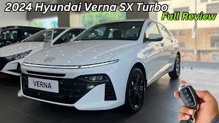 New Hyundai Verna SX Turbo Full Detailed Review ✅ Price amp Features ❤️ Better Than City amp Virtus [upl. by Melac]