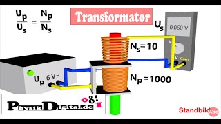 Wie funktioniert ein Transformator  einfach und anschaulich erklärt [upl. by Whallon110]