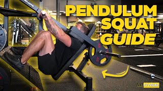 PENDULUM SQUAT GUIDE  How To Quad amp Glute Bias and Benefits [upl. by Rockafellow]