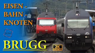 EISENBAHNKNOTEN BRUGG [upl. by Lemra]