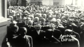 Funeral del ex presidente argentino Jose Felix Uriburu 1932 [upl. by Avron]