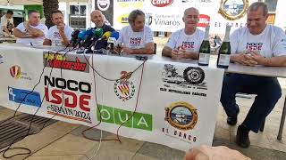 Roda de premsa del Motoclub Vinaròs per la prova NOCO ISDE Spain 2024 Vinaròs News 24924 [upl. by Aoniak]