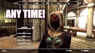 Skyrim PS4  How to Change your Race and Appearance in a mid game [upl. by Esinet266]