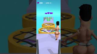 FAT FIT RUN  GAMEPLAY  LEVEL 24  FUNNY GAME 😅 shorts foryou fyp [upl. by Waneta]