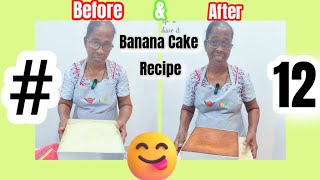 How to Make a Banana Cake  Cook With Monica amp Mai goanvlogger bananacake [upl. by Chyou]