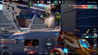 SEN johnqt with the 1v2 clutch against Paper Rex  AfreecaTV Valorant League 2023 [upl. by Hebbe]