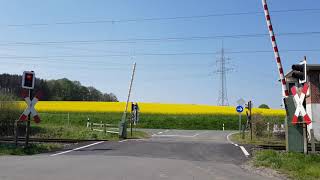 Bahnübergang Westerkappeln Ringstraße  Railroad Crossing  Spoorwegovergang [upl. by Animor571]