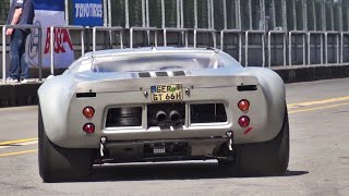 1966 Ford GT40 Mk I Awesome SOUND  Starts Accelerations amp Fly Bys [upl. by Balthazar]