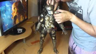 Neca Predator Figure 14 18 Inch Scale Review Masked Version  httpfigurascontrablogspotcom [upl. by Kelby]