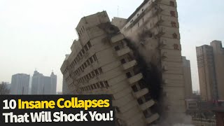 Top 10 Insane Collapses Caught On Camera [upl. by Germann242]