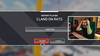 Streamer Reports me for Aimbot Sabotage Colluding Impossible recoil Smurfing in Apex legends [upl. by Dewie926]