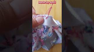 How to Overlock stitch by hand sewingtutorial hacks shorts [upl. by Ainahs]